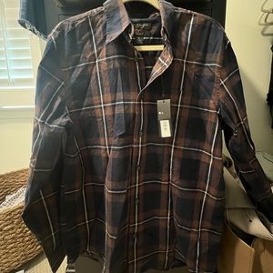Cotton flannel button down